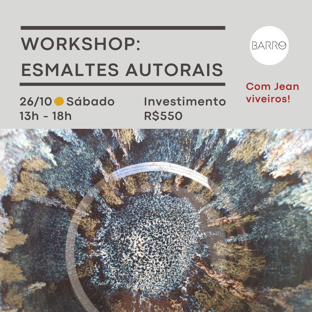 Workshop: Esmaltes Autorais (26/10/24)