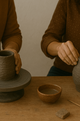 Experiência com o barro